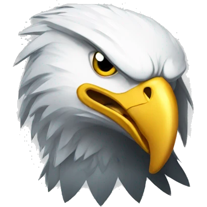 aggressive eagle emoji