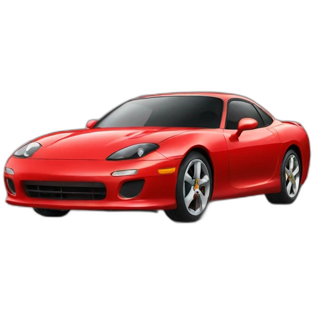 red sports car emoji