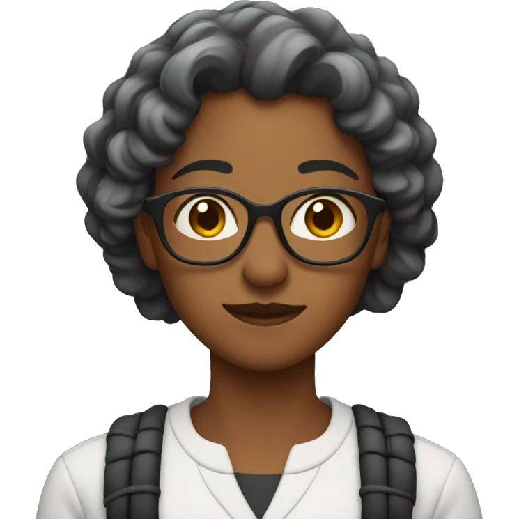 black wearing barb emoji