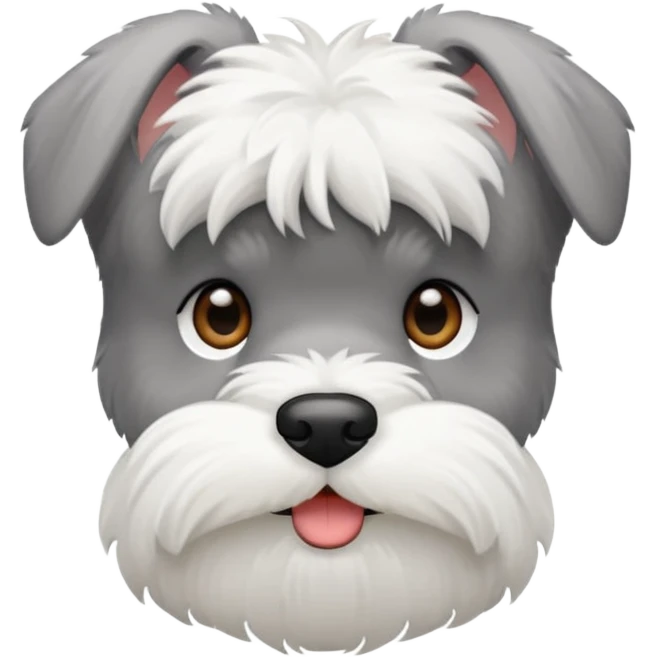 schnauzerwhite mini schnauzer emoji