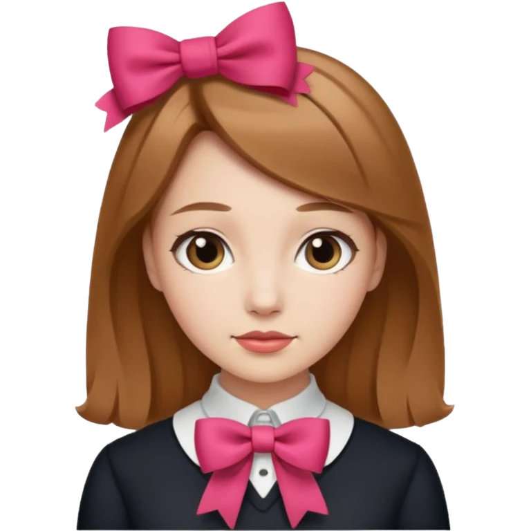 women with neckBow. emoji