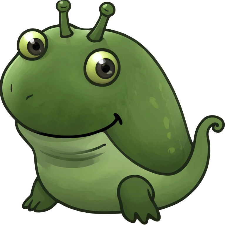 Snail with belly button ring emoji
