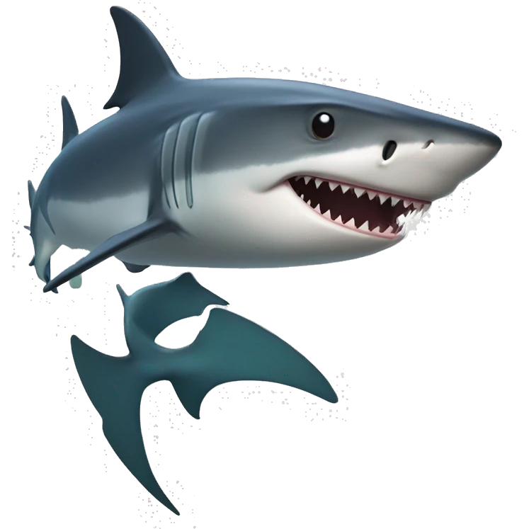 Requin bouré emoji