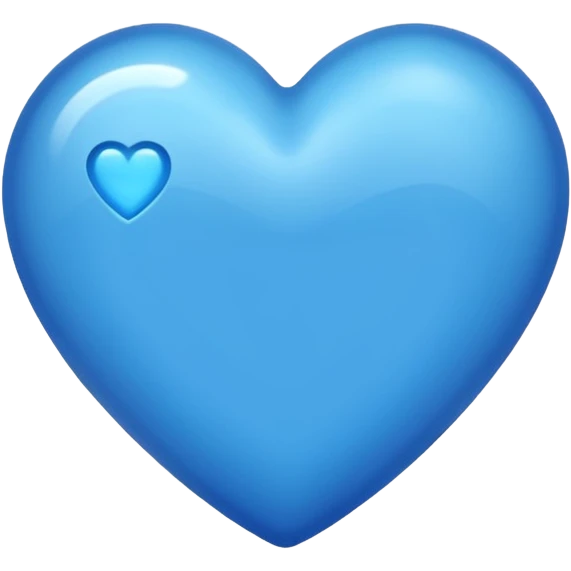 blue heart emoji