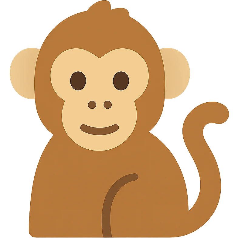 Monkey emoji