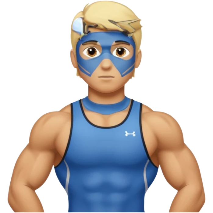 blonde boy athelete emoji
