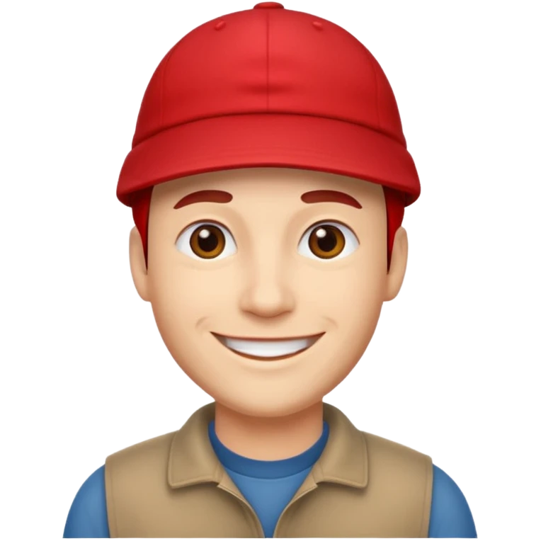 man with red cap ' emoji