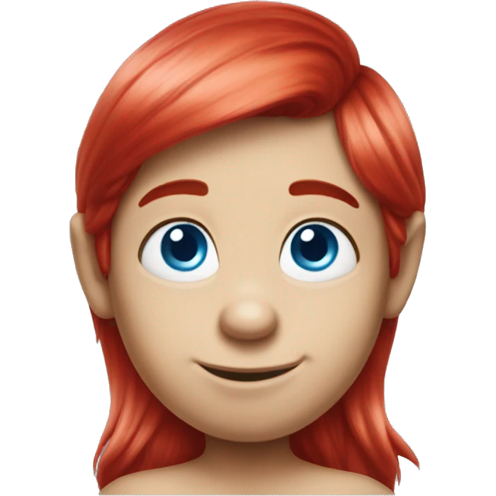 Smurfs red hair  emoji