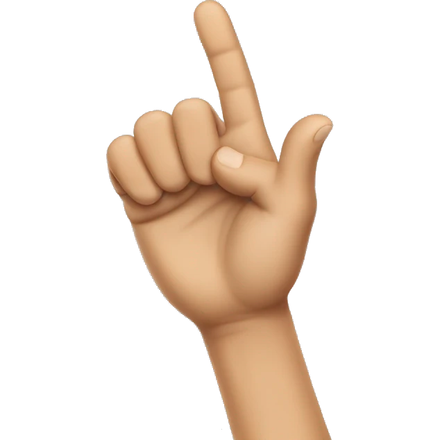 Prank hand gesture emoji