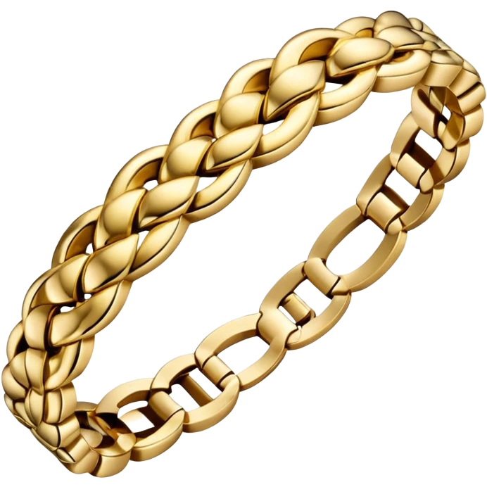Gold bracelet emoji