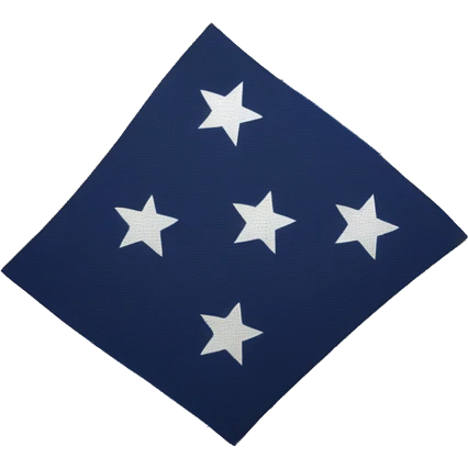 A flag with three colours which includes the colour if blue, white , yellow  emoji