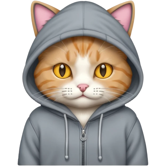 CAT With hoodie emoji