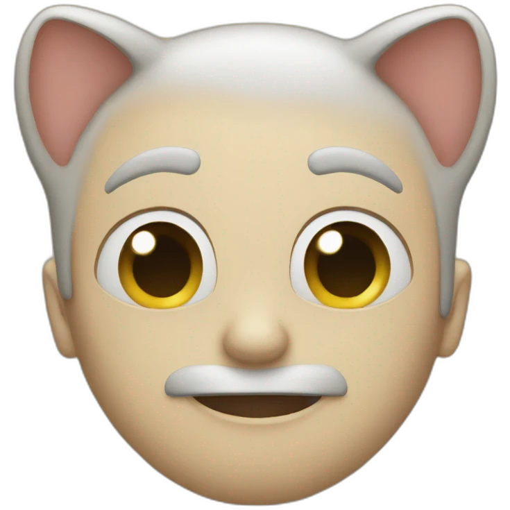 Chat regard fourbe emoji
