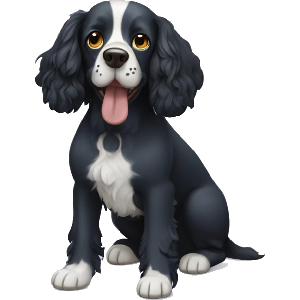Blue Picardy spaniel emoji