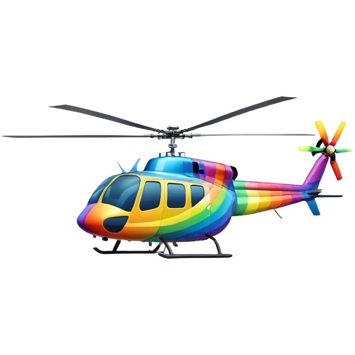 gay helicopter  emoji
