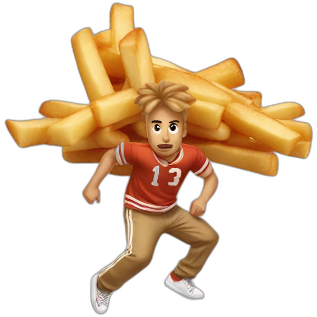 poutine breakdancing emoji