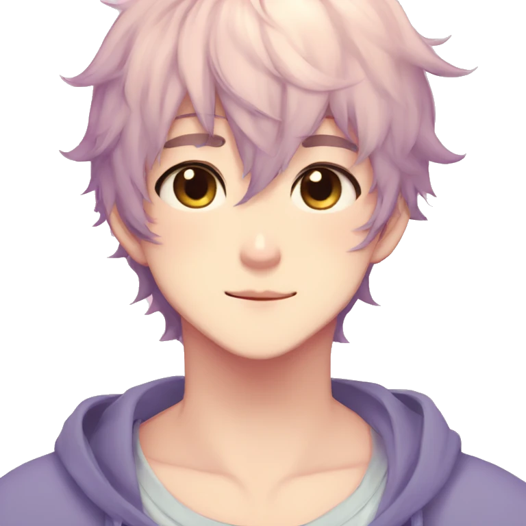 Shy Cute Attractive Gorgeous Kawaii Pastel Anime Catboy emoji