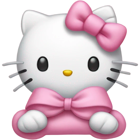 Hello kitty sleeping  emoji