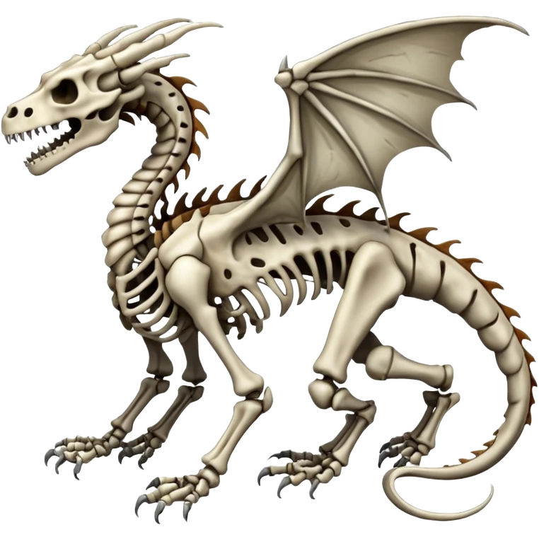 Boneknapper-Skeleton-dragon (full body) emoji