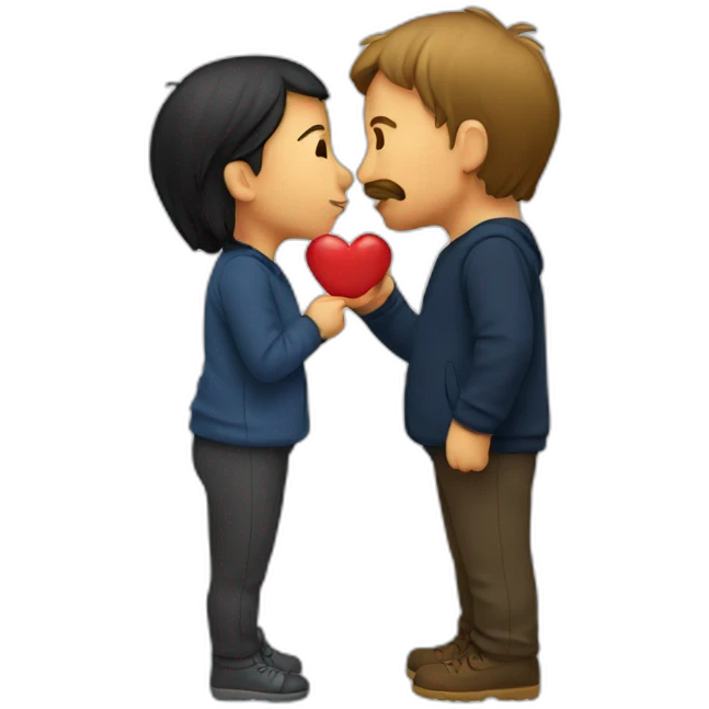 Kissing emoji