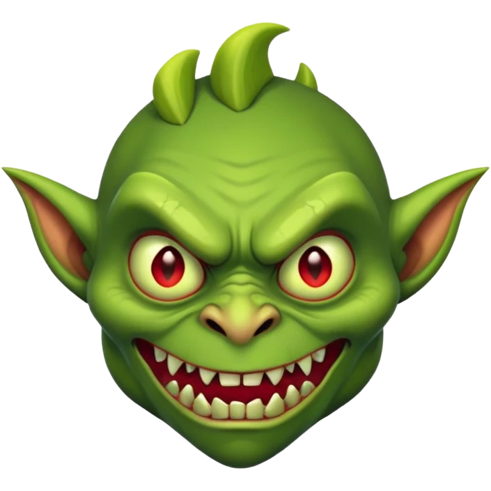 scary goblin emoji