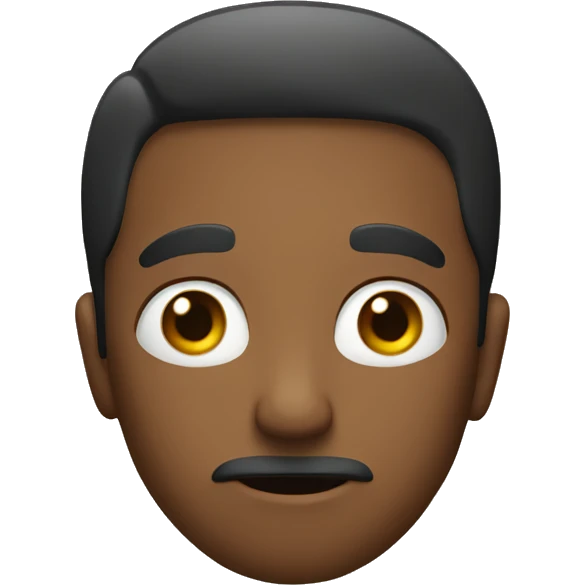 Inquisitive man  emoji