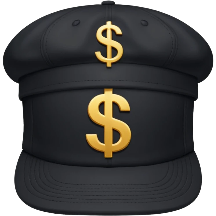 boné com simbolo de $ hype emoji