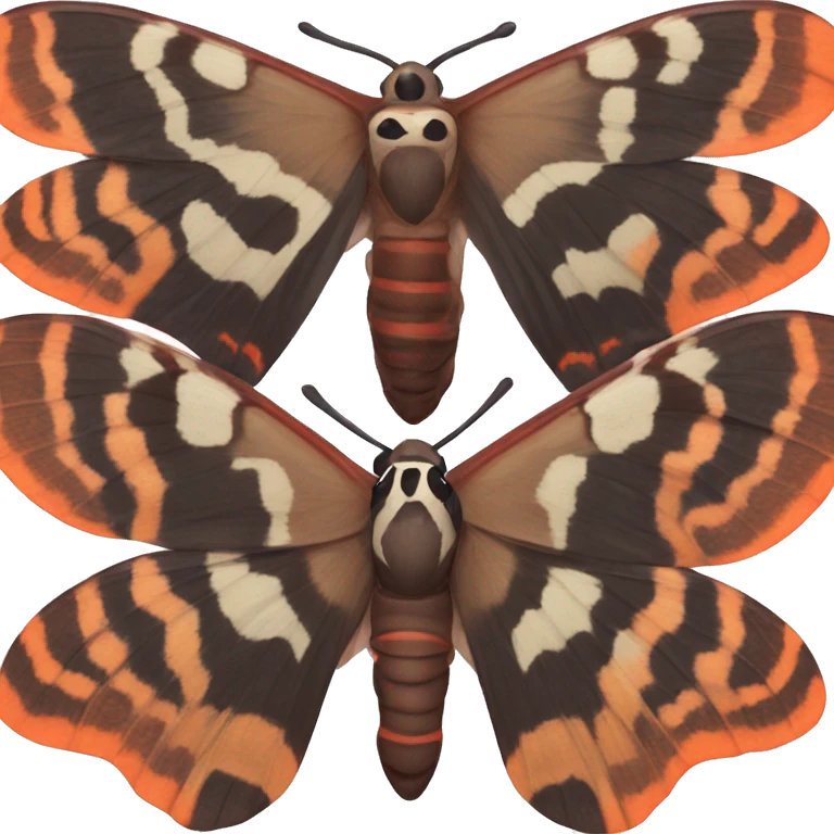 Cecropia moth emoji
