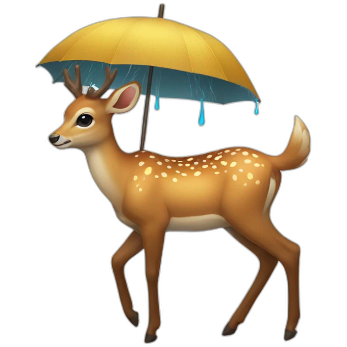 rain deer emoji