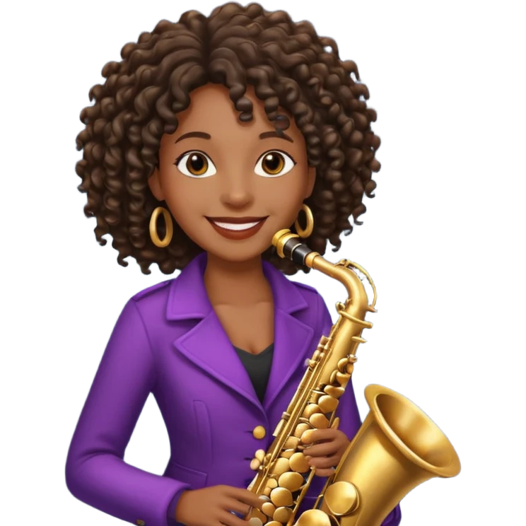 Street Music Performer black woman  emoji