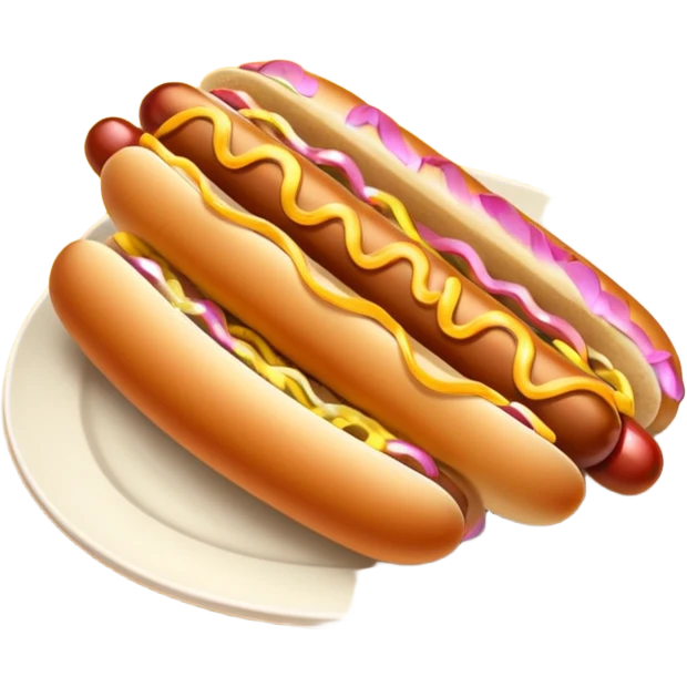hot dog with french fries emoji