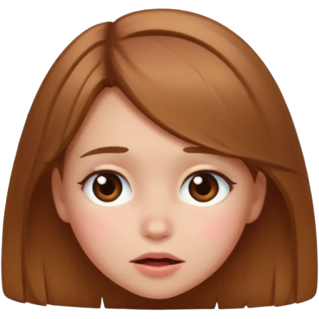 Girl embarrassed  emoji