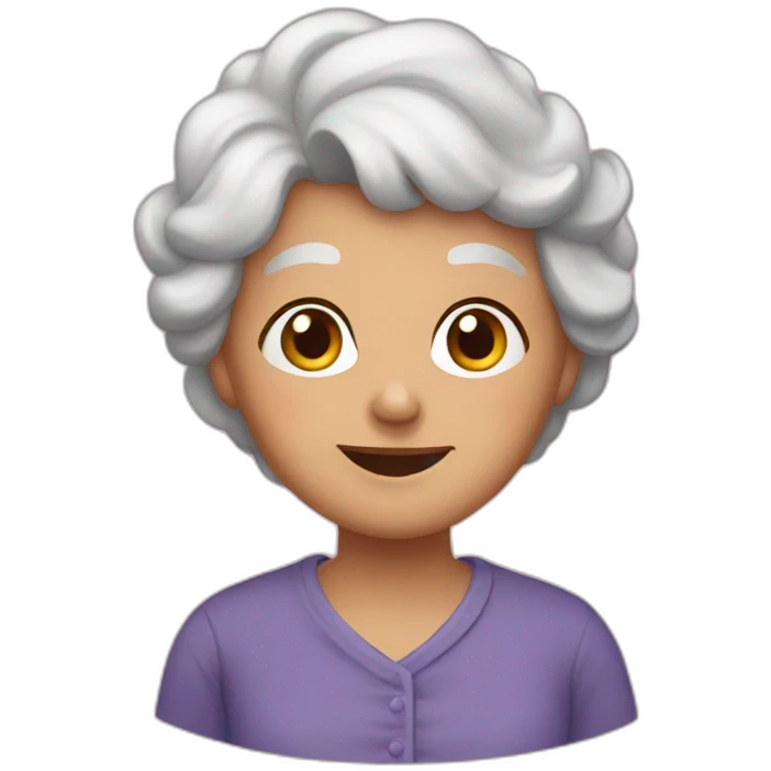 Grandma's heart emoji