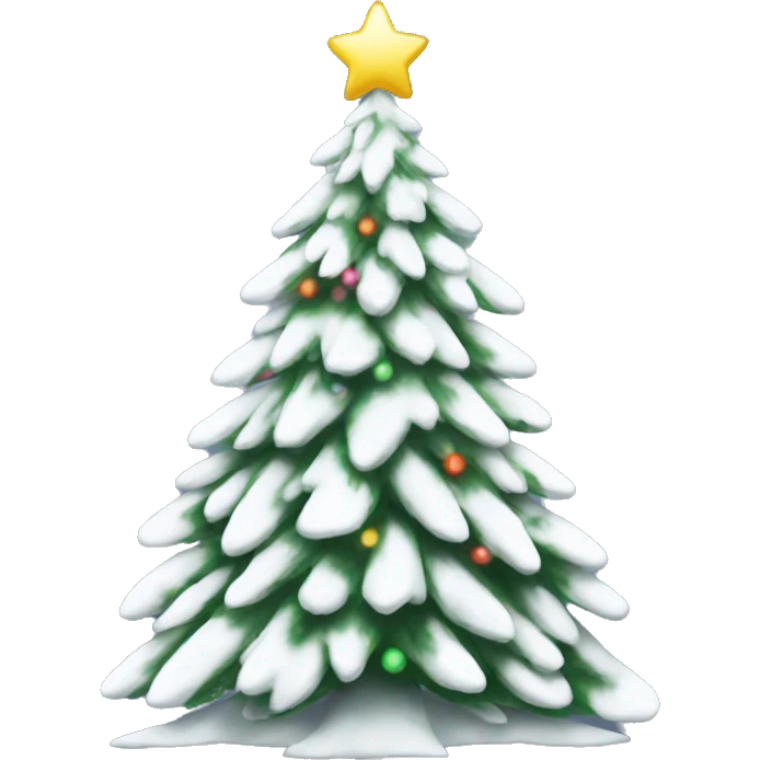White christmas tree  emoji