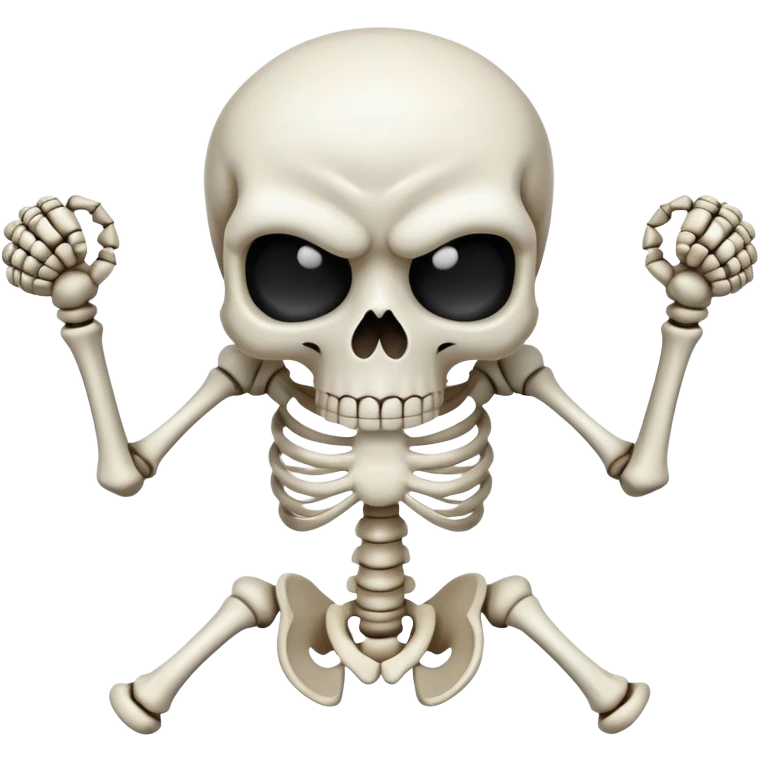 Papyrus The Angry Skeleton, Full Skeletal Body emoji