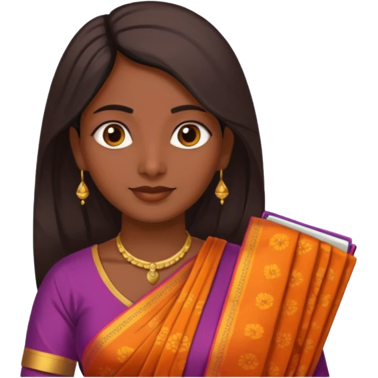 Indian female teacher  emoji
