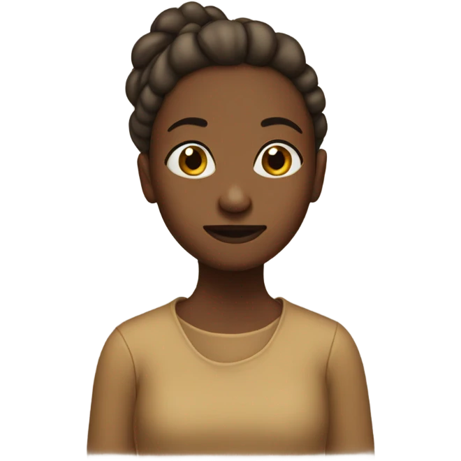 Bean girl emoji