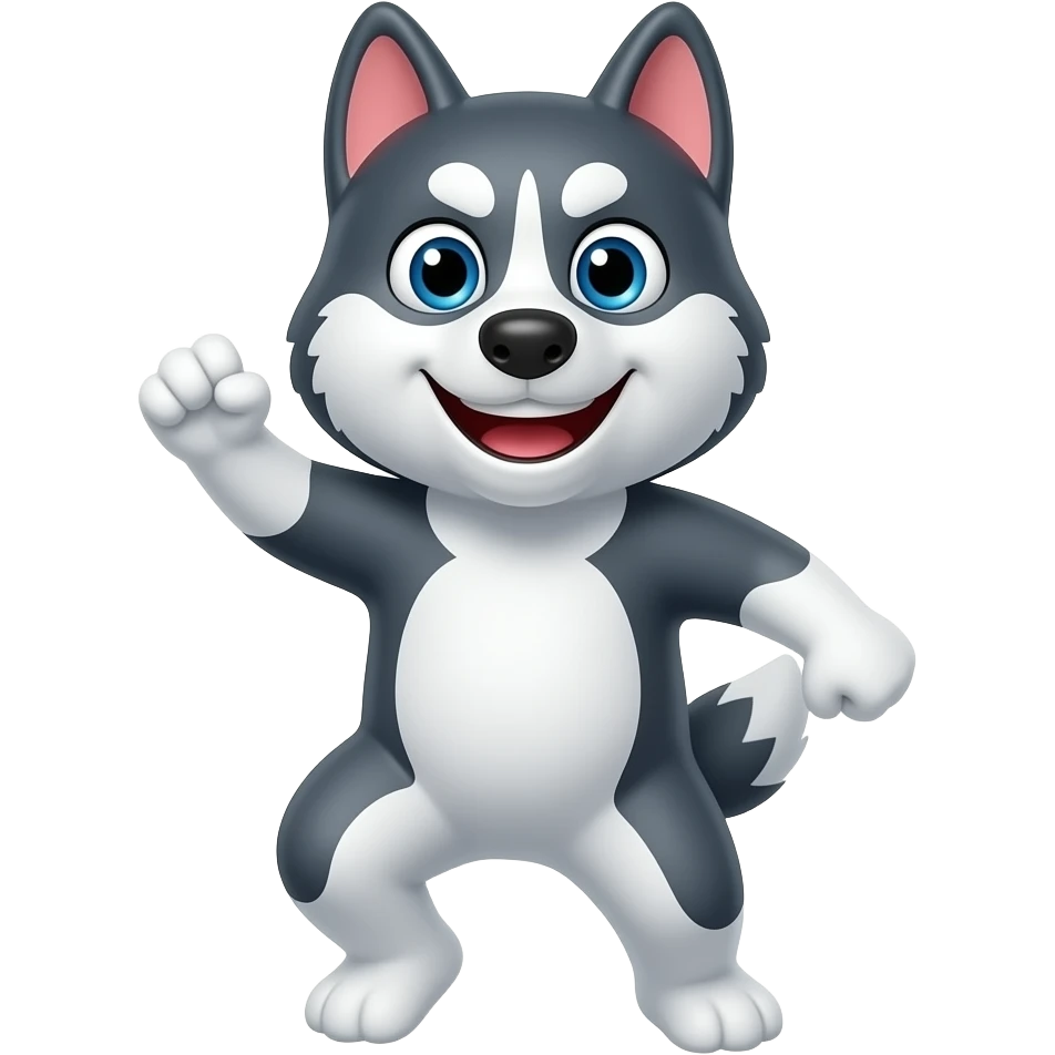 Emoji can dance follow by  husky viral dance video emoji