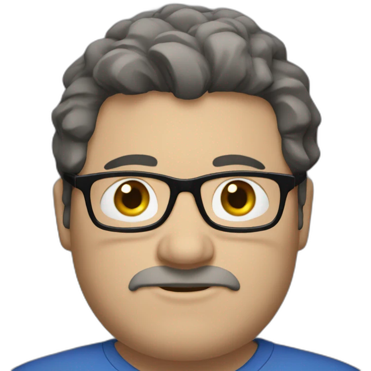 white-40-year-old-fat-man-with-long-gray-black-hair-brown-eyes-blue-glasses-and-no-beard. emoji
