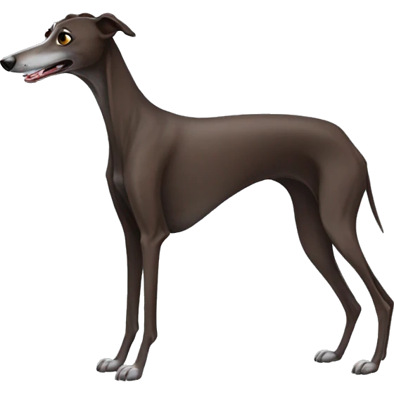 dark brown galgo emoji