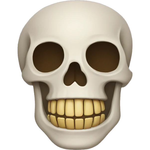 Calavera haciendo guiño emoji