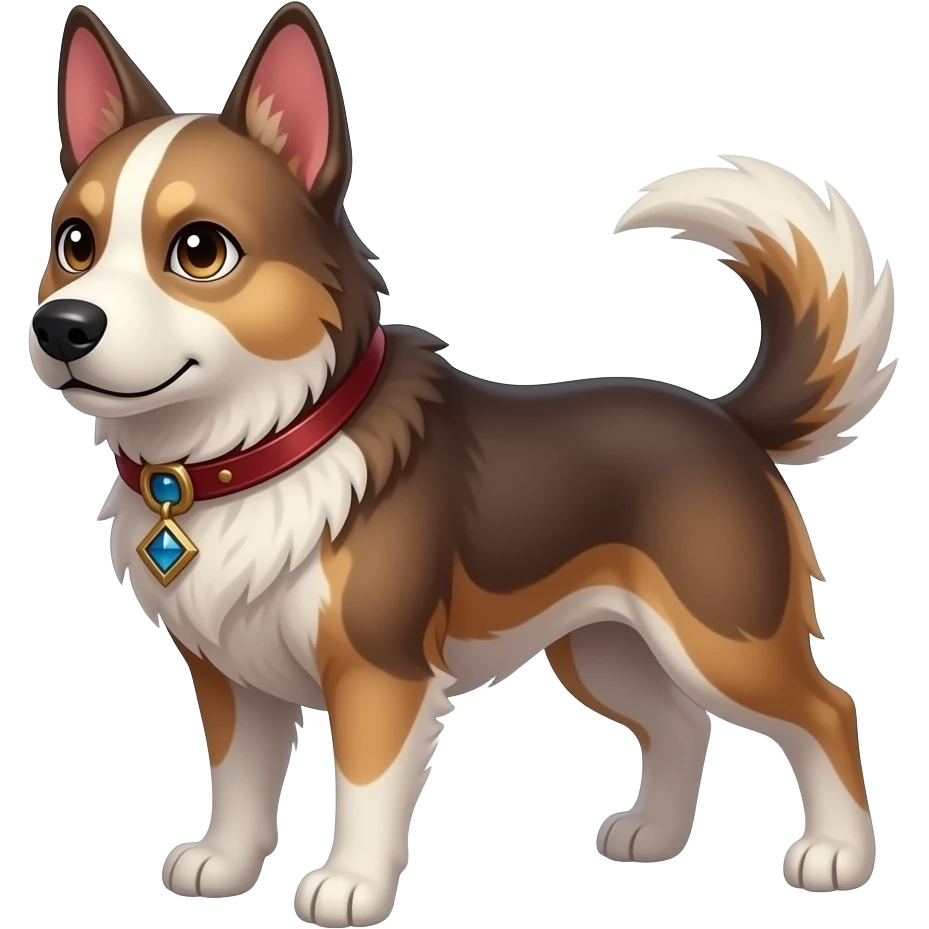 롤 캐릭터 이렐리야와 강아지 합성 emoji