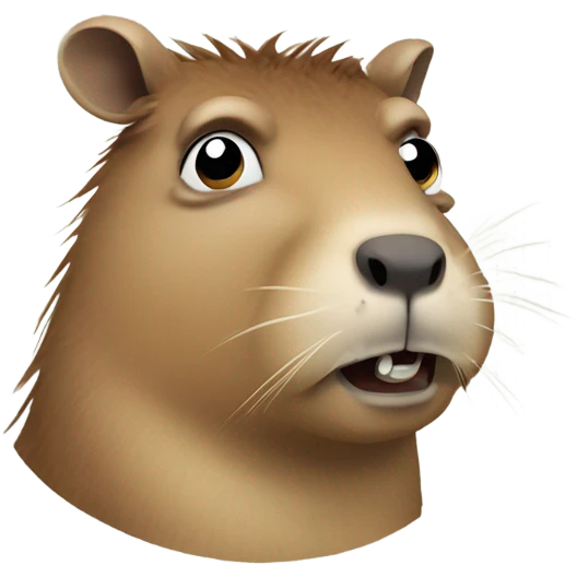 angry capybara emoji