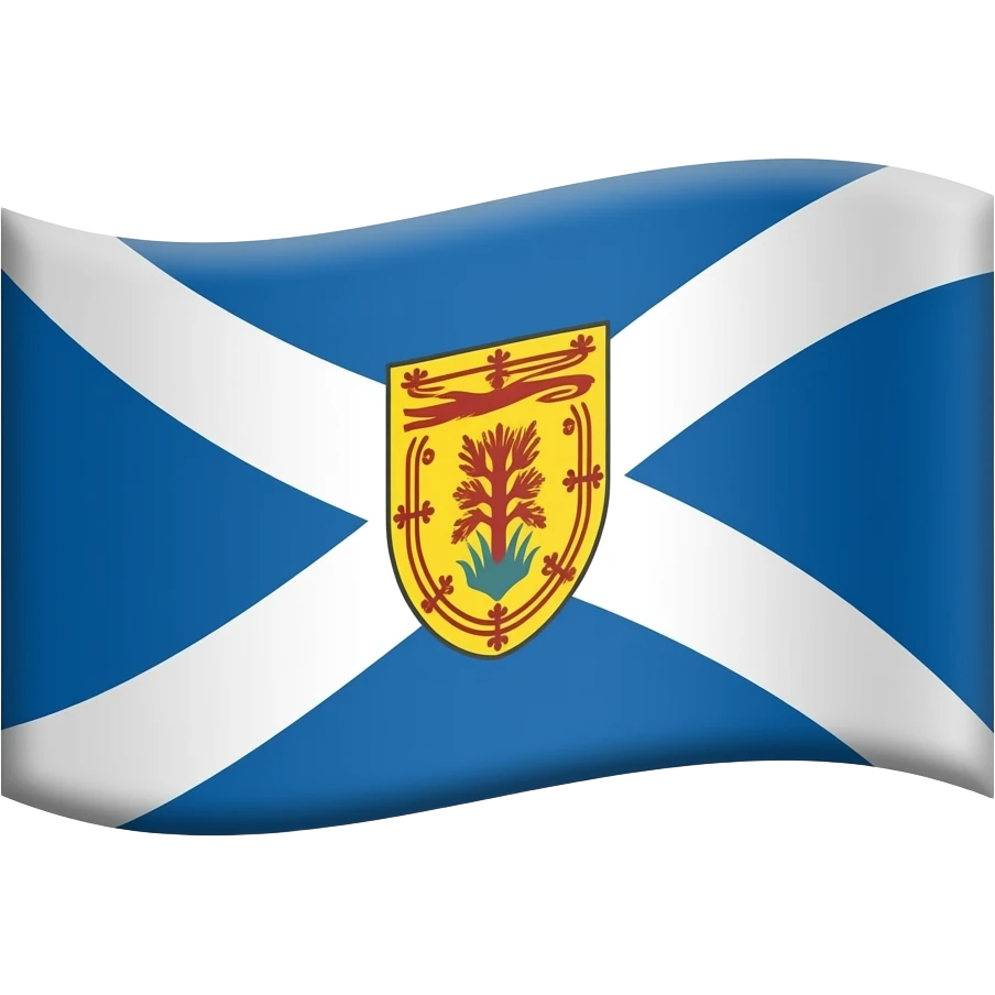 Flag of Nova Scotia emoji