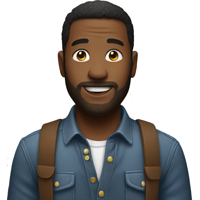 A man who parties emoji