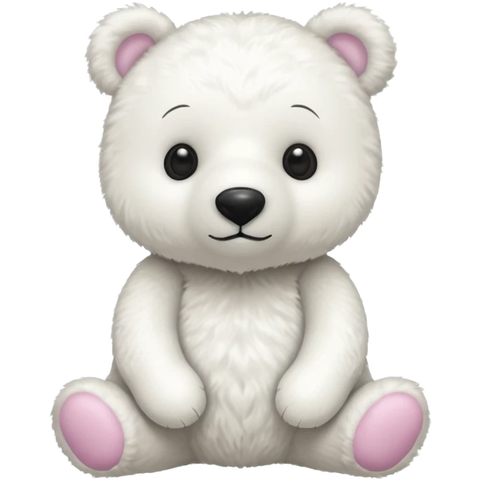 white bear doll emoji