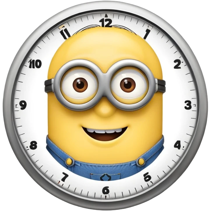 A minion tapping its watch  emoji