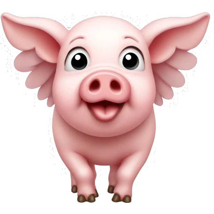 pig with wings emoji