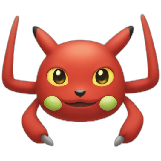 Red pokemon emoji