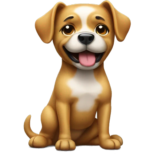dog doing a twerk emoji